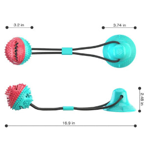 Suction Ball Interactive Dog Toy